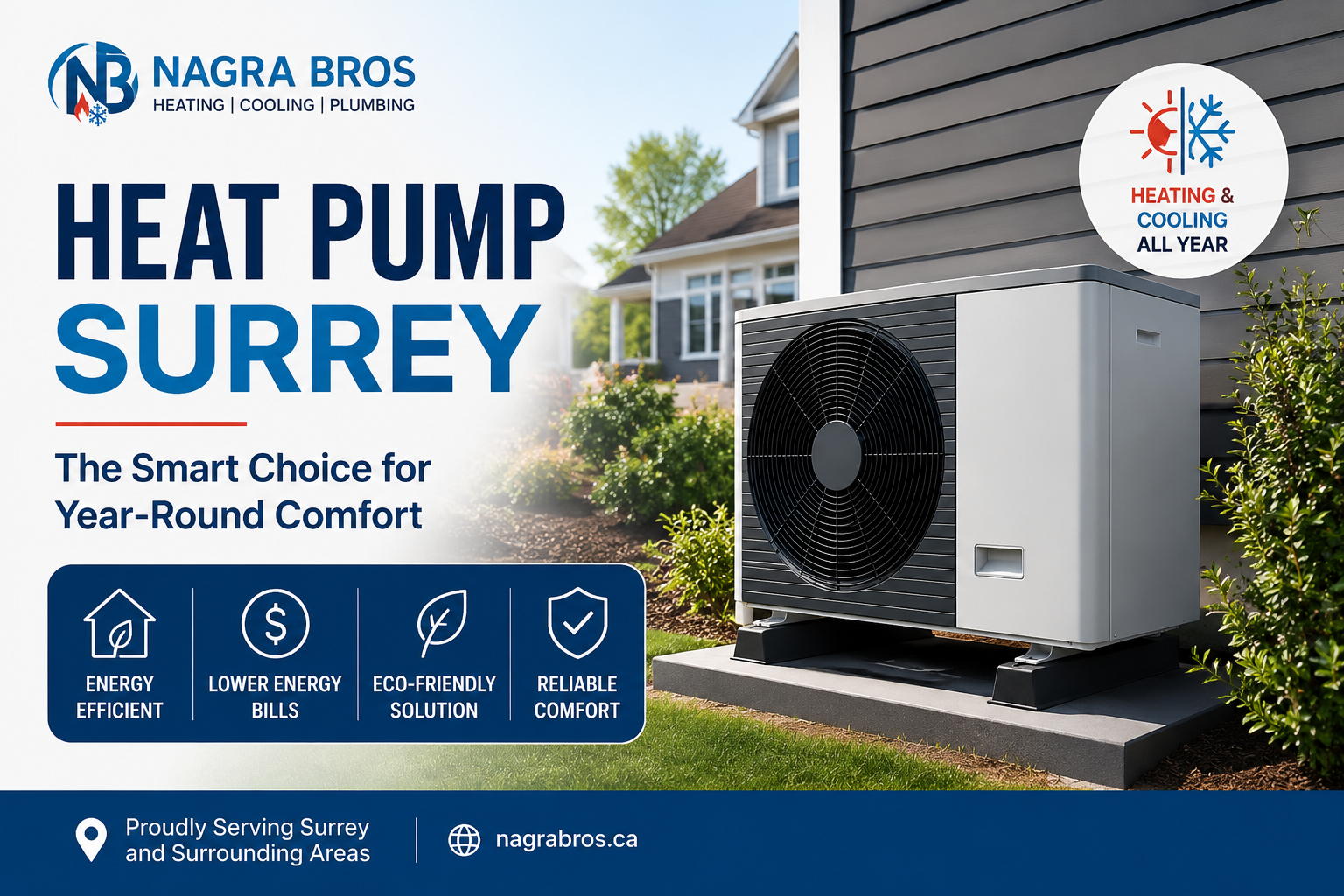 Heat Pump Surrey: Complete Guide to Types, Benefits & Costs | Nagra Bros