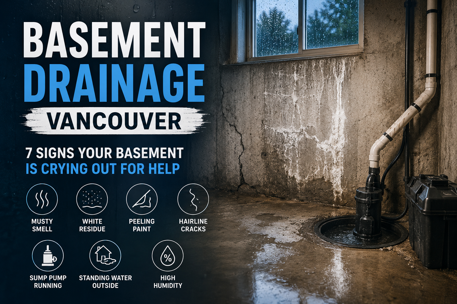 Basement Drainage Vancouver: 7 Warning Signs to Watch | Nagra Bros