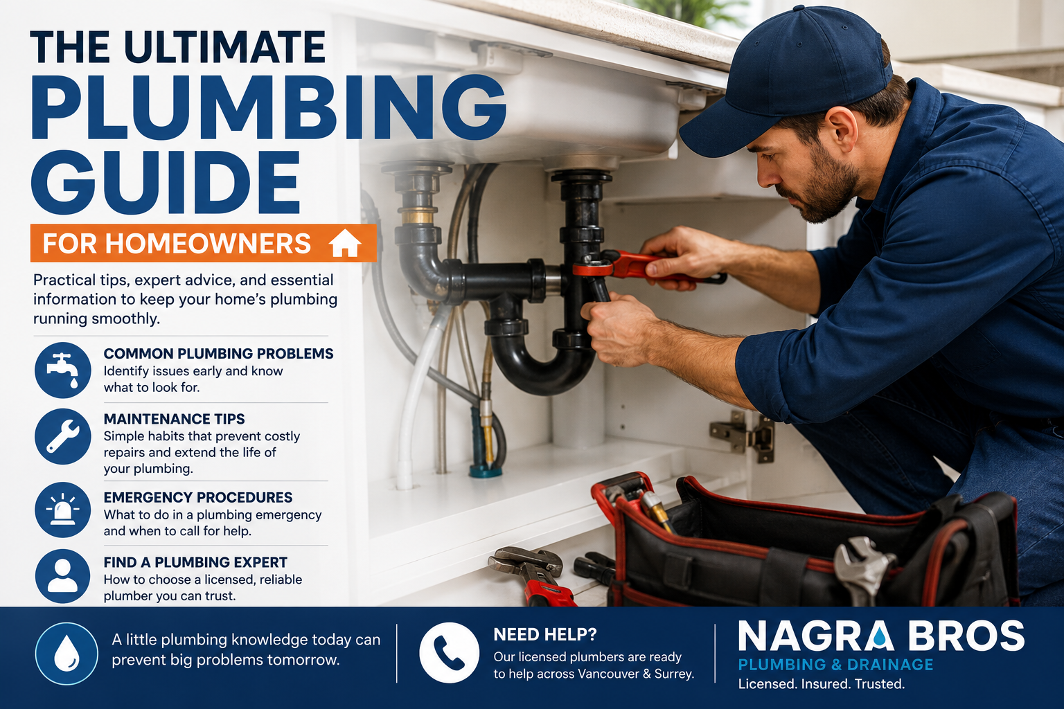 The Ultimate Plumbing Guide for Homeowners | Nagra Bros