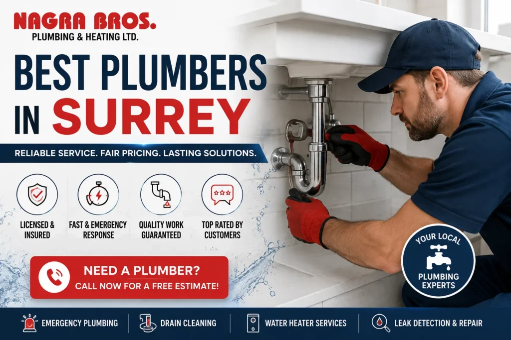Best Plumbers in Surrey: How to Choose the Right Plumbing Company