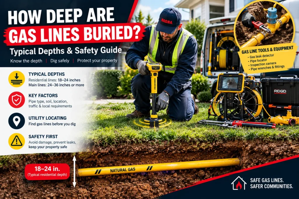 How Deep Are Gas Lines Buried? Typical Depths & Safety Guide